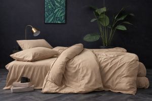 Набор: 2 наволочки поплин гл/кр 50х70 цвет: Лен