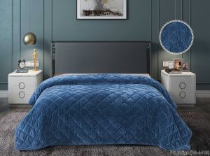 Покрывала велюр "Luxor" PK Indigo (19-4418)