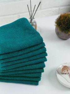 Салфетка махровая, г/к, 30х30, арт. ВТ 30-30Г, 380 гр/м2, цвет: 507-темно-зеленый
