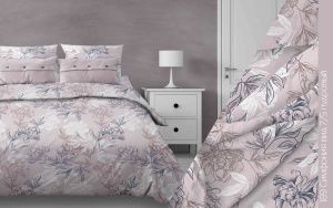 КПБ Бязь "Бояртекс" диз. № 189 Симфония, 7/5 Вид, пудровый (L)