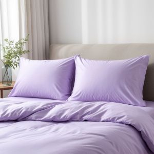 Набор: 2 наволочки поплин гл/кр 50х70 цвет: Сирень