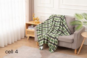 Плед  флис диз. cell 4