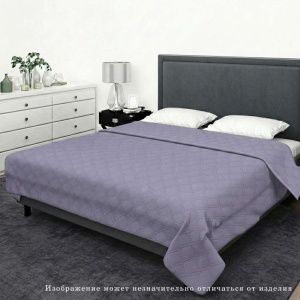 Покрывало "Бояртекс" ультрастеп гл/кр. диз. №16-3812 Светло-фиолетовый (верх/низ светло-фиолетовый)